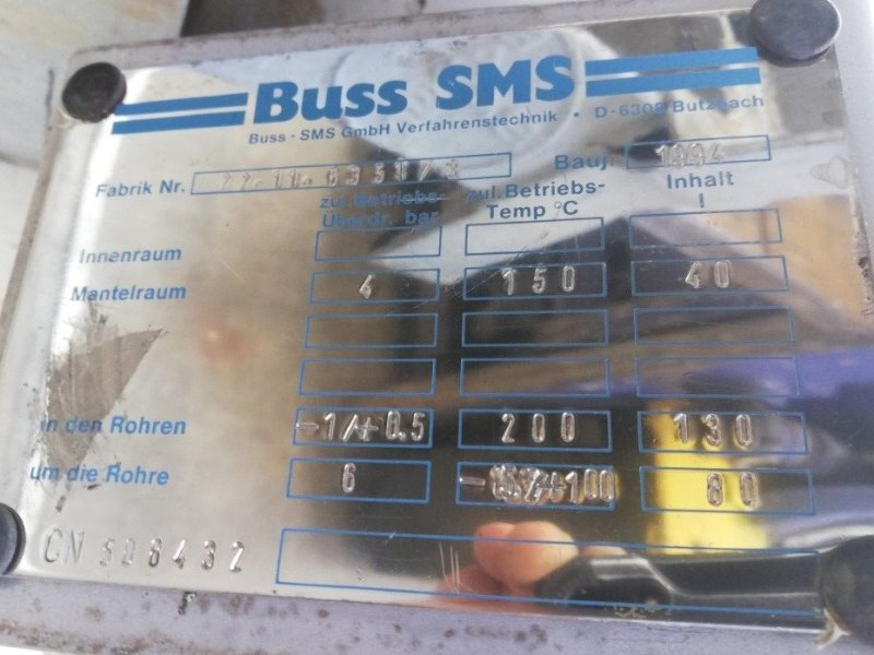 Buss-SMS Falling Film Gas Cooler (3.15 m2) - Shell and tube heat exchanger