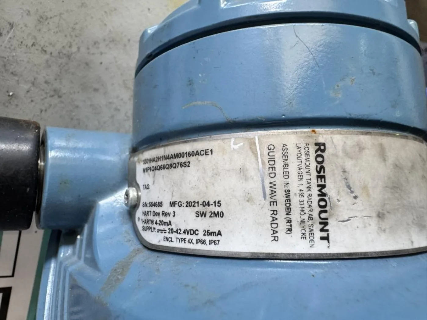 2021 Rosemount / Emerson Guided-wave radar level transmitter - 6