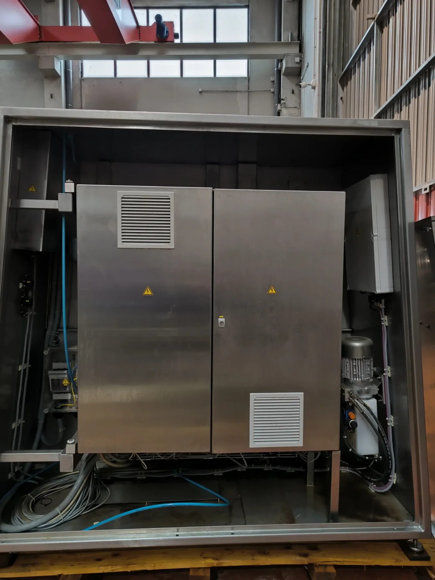 STAINLESS STEEL GRANULATOR MIXER 300 LITRES GLASS VAS 300 WITH STIRRER, JACKET AND ELECTRIC FRAMES - 6