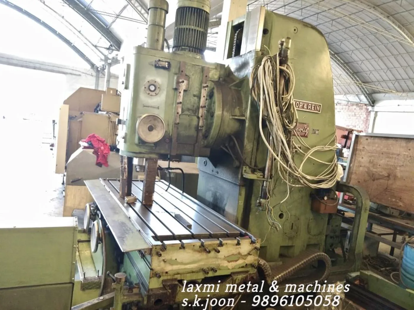 HEAVY DUTY BED MILLING, DROOP & REIN - FS 130 GKU - Laxmi Metal & Machines, Rohtak - 7