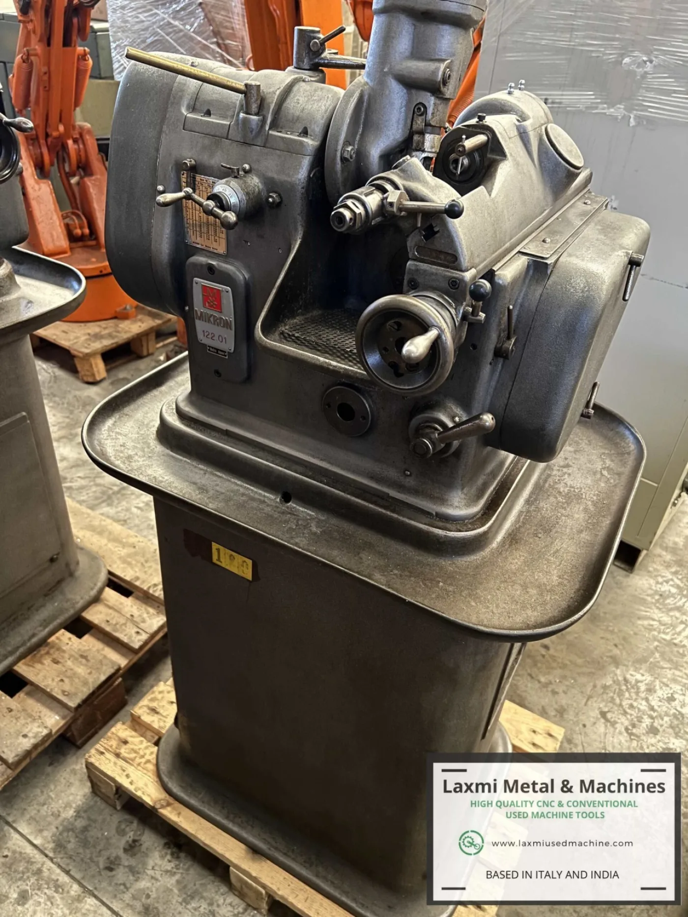 HORIZONTAL GEAR HOBBING, MIKRON - 122.01 type 32 - Laxmi Metal & Machines, Rohtak - 1
