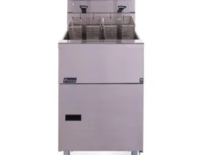 Falcon Fryer G3845F Dominator Plus Twin Pan Twin Basket 2x 12.8L with Filtration Gas - islandcatering