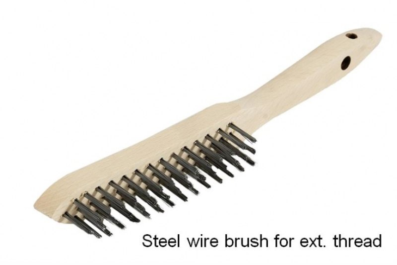 Steel Wire Brush for Exterior Screw Thread
