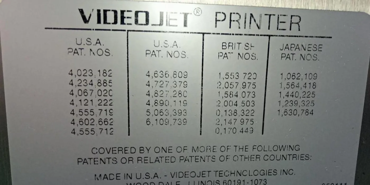 VideoJet Excel Serie 1000 Tinten-Jet-Coder-Drucker - 6