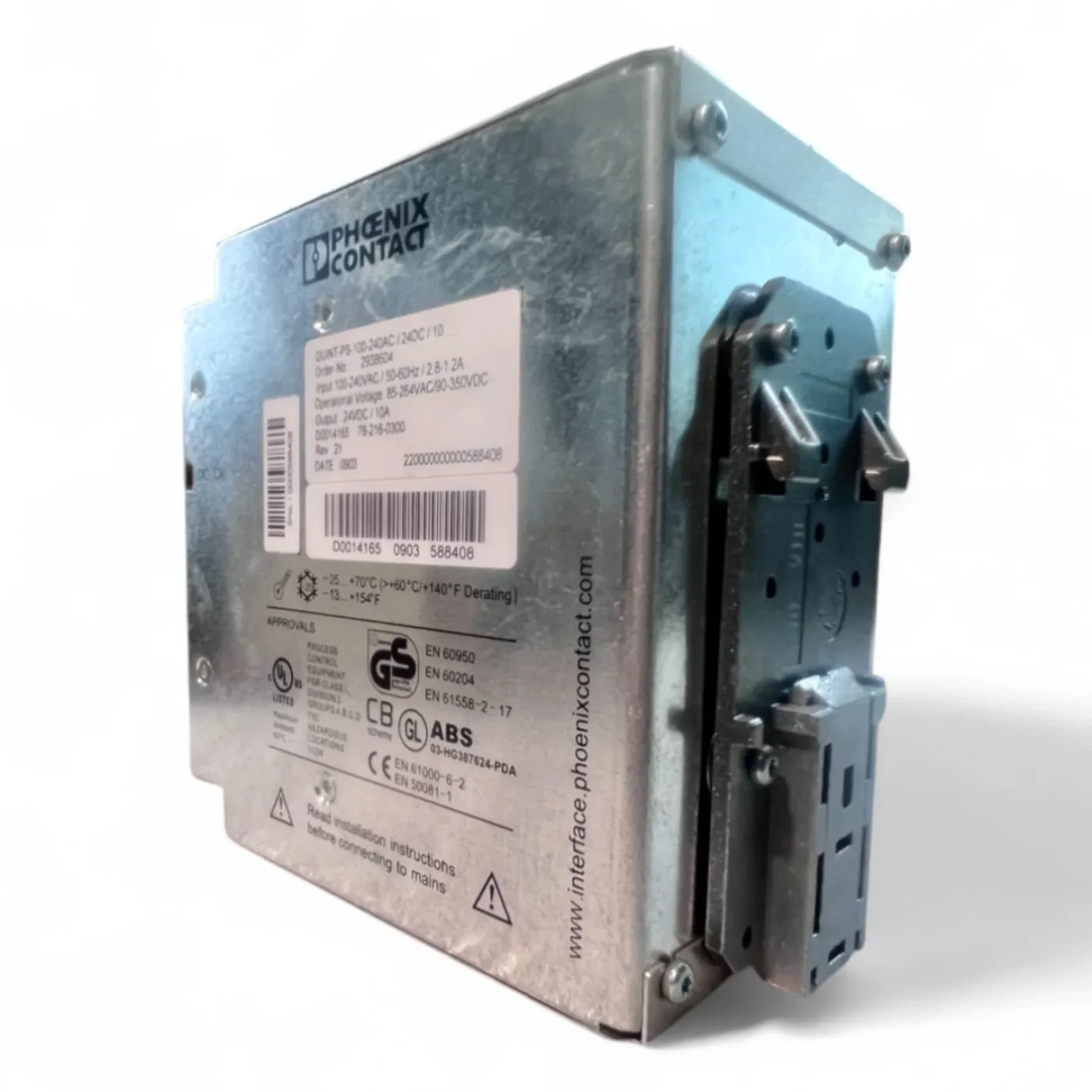 PHOENIX CONTACT QUINT-PS-100-240AC/24DC/10 Schaltnetzteil 24V 10A 240W – Art.Nr. 2938604 - 6