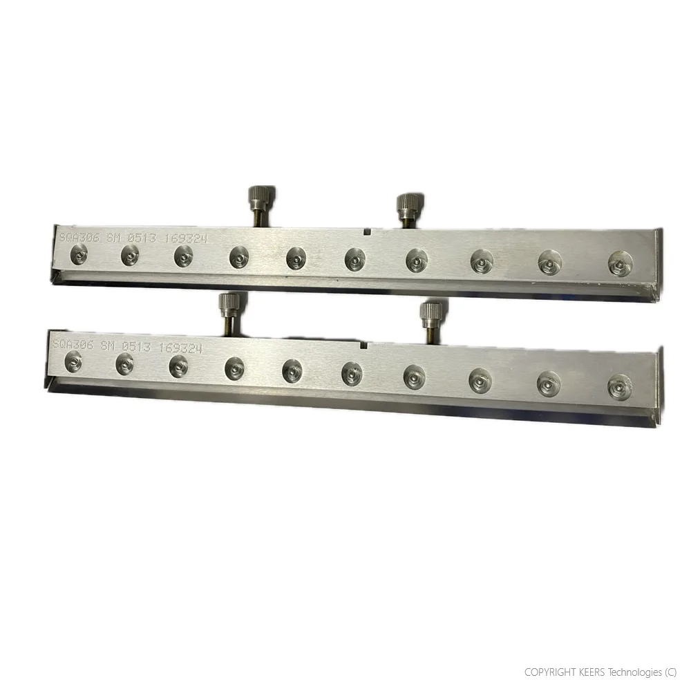 KT-DEK-SQA306 - DEK - 440mm Metal Clamped SQUEEGEES 60° - 15mm overhang (pair)