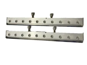 KT-DEK-SQA306 - DEK - 440mm Metal Clamped SQUEEGEES 60° - 15mm overhang (pair)