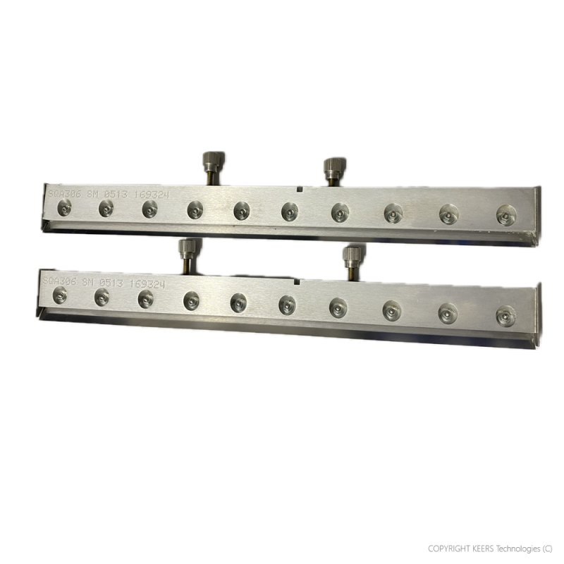 KT-DEK-SQA306 - DEK - 440mm Metal Clamped SQUEEGEES 60° - 15mm overhang (pair)