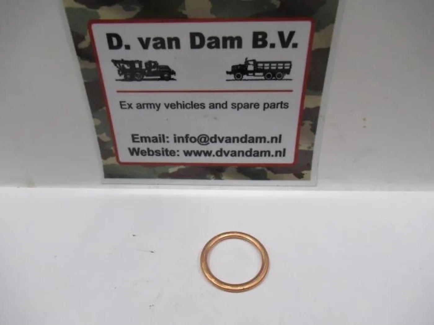 Pakkingring oliefilterdeksel bevestigingsbout - 1