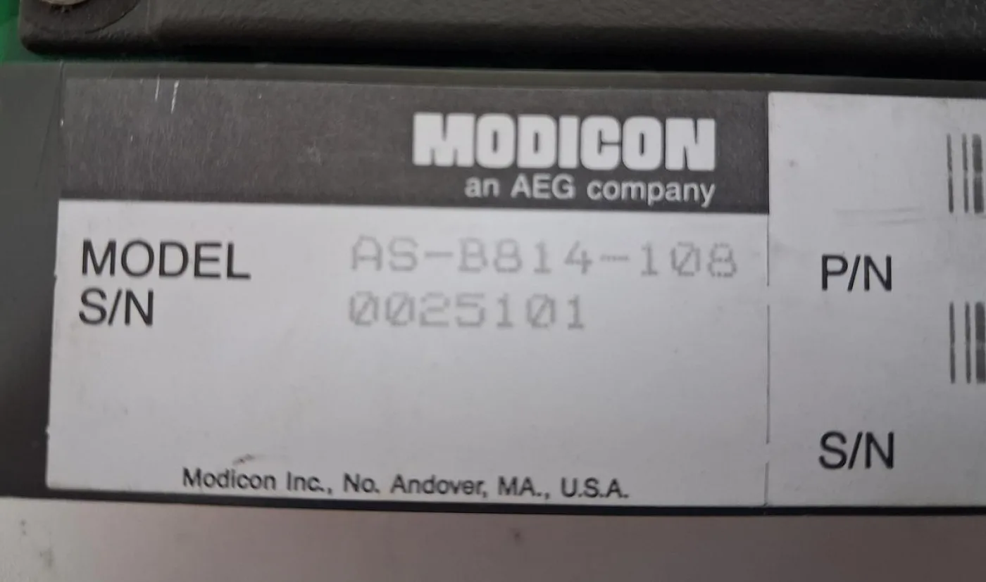 Modicon AS-B814-108 PLC Module - 7