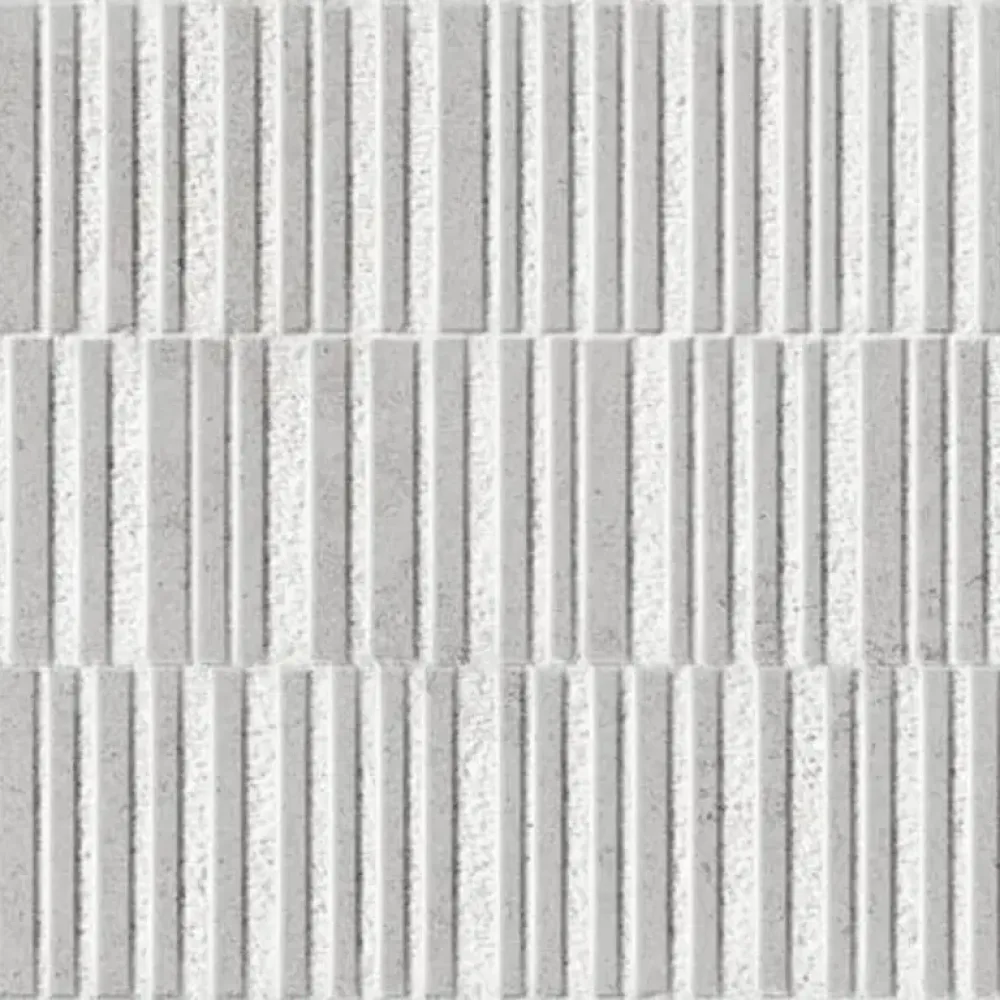 Organico 10MM Bianco tegel 3D geprint 100x33 cm