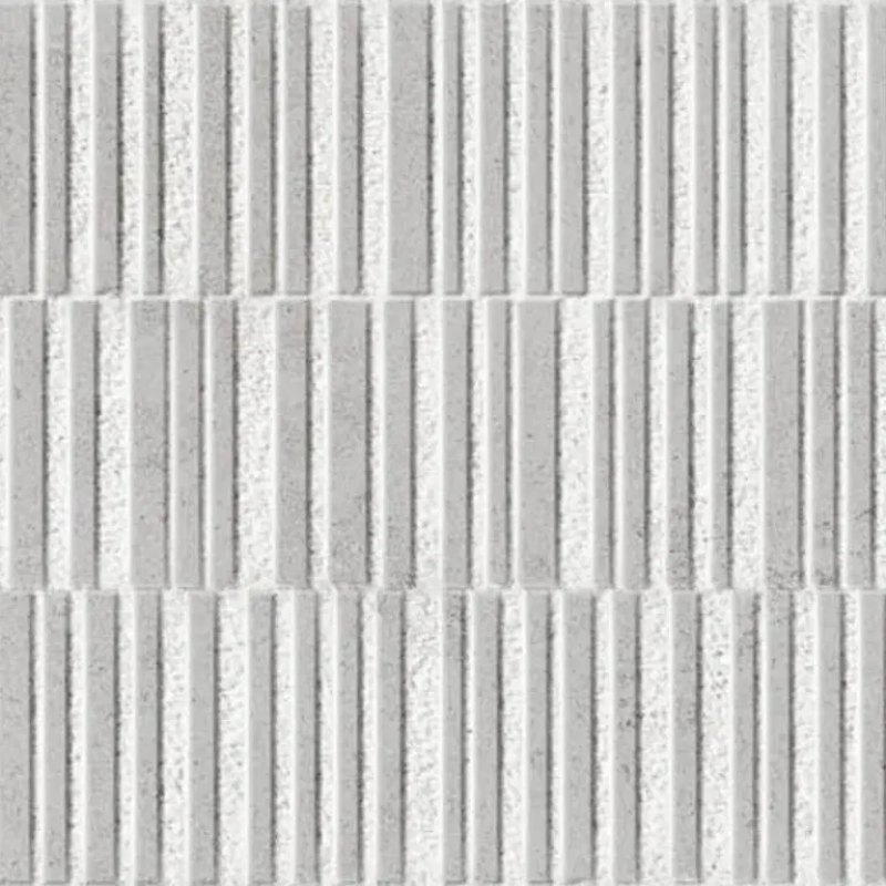 Organico 10MM Bianco tegel 3D geprint 100x33 cm