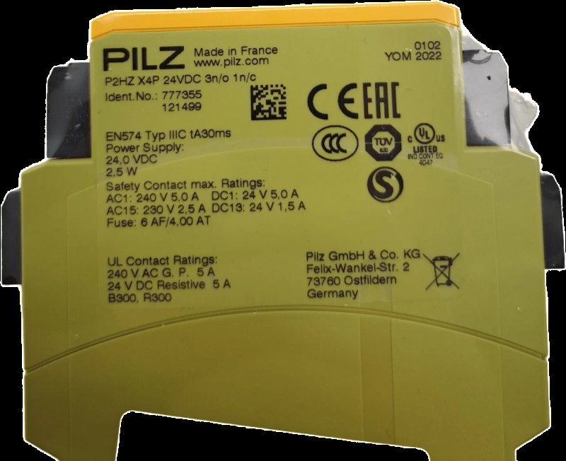 Pilz Sicherheitsschaltgerät P2HZ X4P 24VDC 3n/o 1n/c