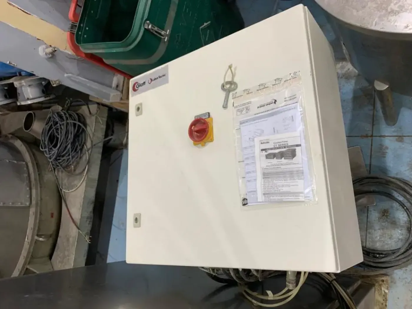 USED GLATT STAINLESS STEEL BICONO MIXER 1000 LITERS - 7