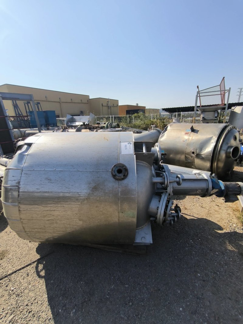 USED ATEX STAINLESS STEEL REACTOR WITH JACKET, INSULATION AND AGITATION