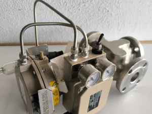 PROPORTIONAL SOLENOID VALVE SAMSON 3271 WITH PNEUMATIC ACTUATOR SAMSON 4765 UNUSED