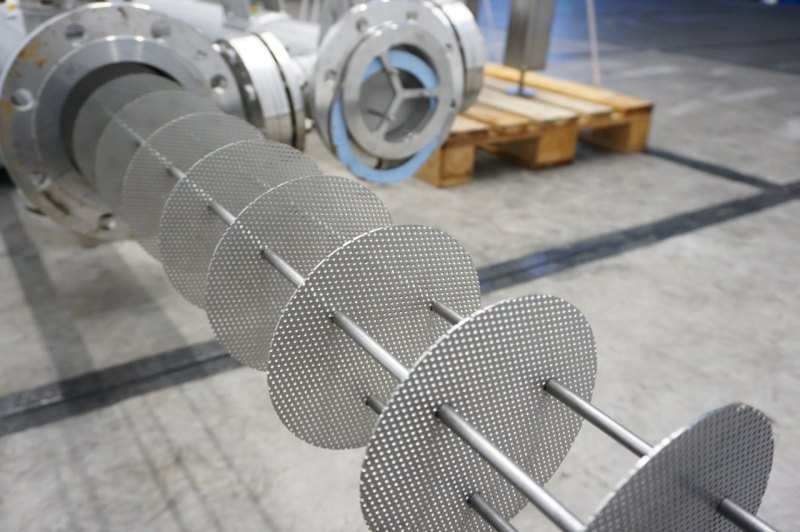 QVF Glasstechnik Pulse sieve bottom DN150 - Extraction