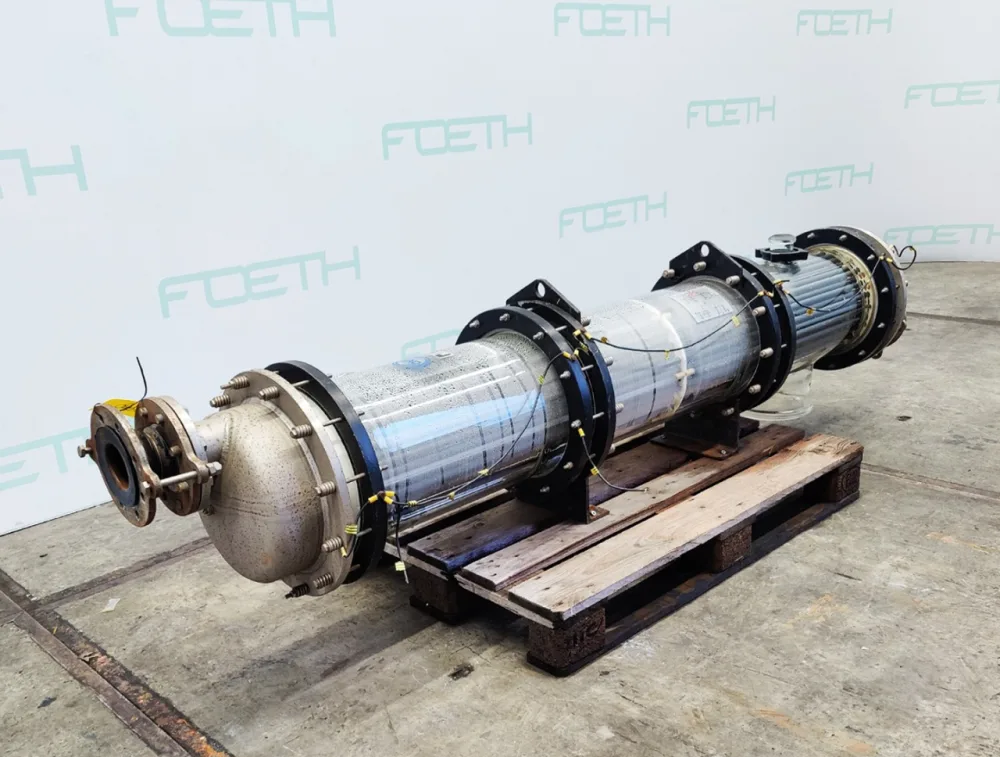 QVF Glasstechnik S-ROB71/300/SH/3/SIC 7,1m² - Shell and tube heat exchanger