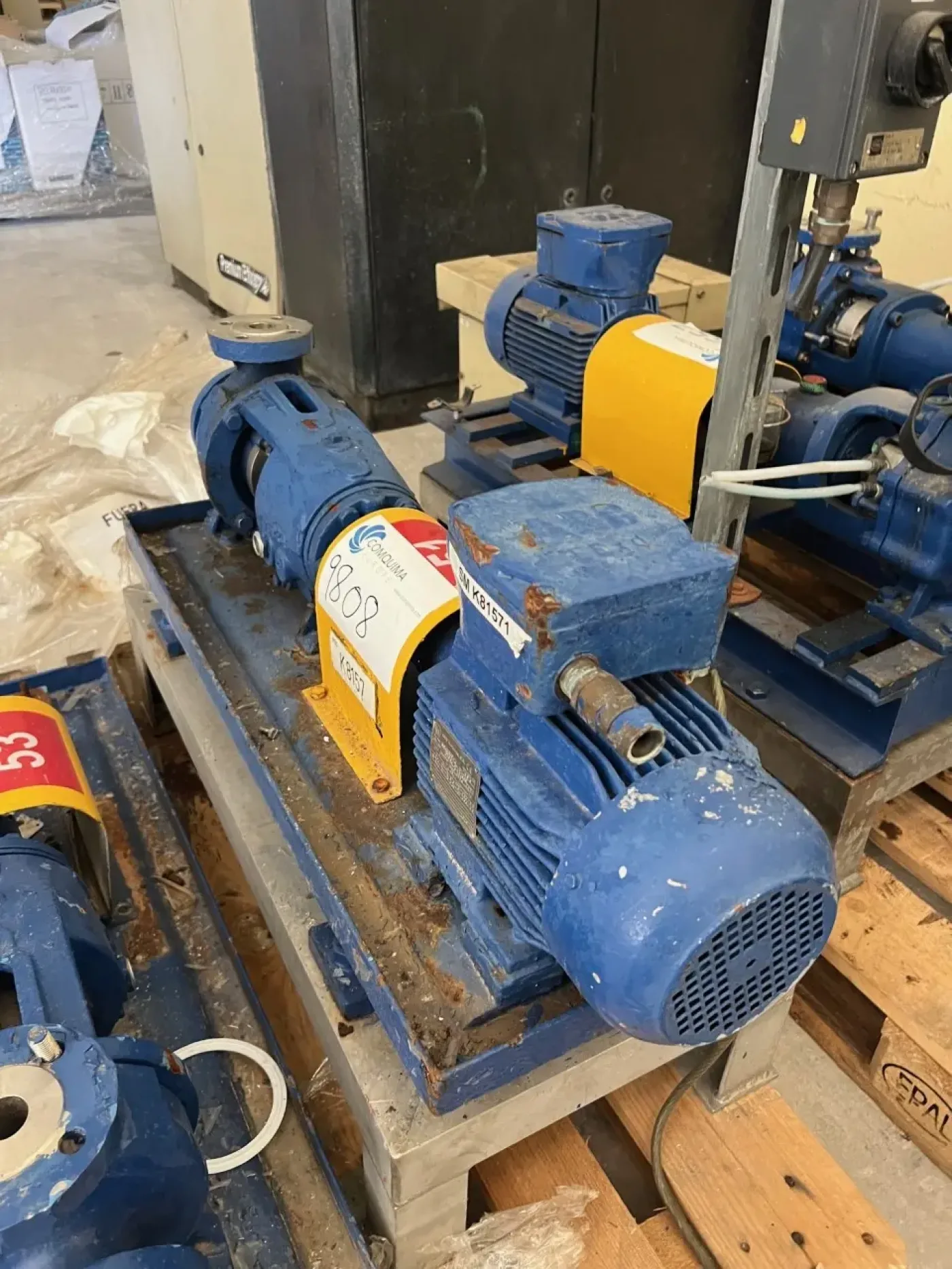 USED INGERSOLL-DRESSER PUMPS 40-25CPX125 1m3h 316L 1.5kW CENTRIFUGAL PUMP - 3