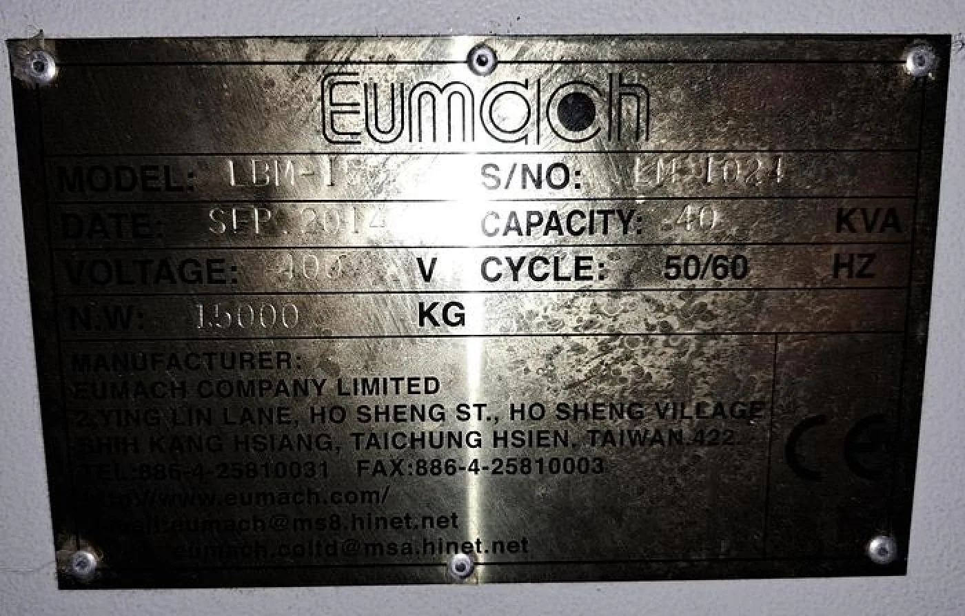 EUMACH LBM-1500 - 3