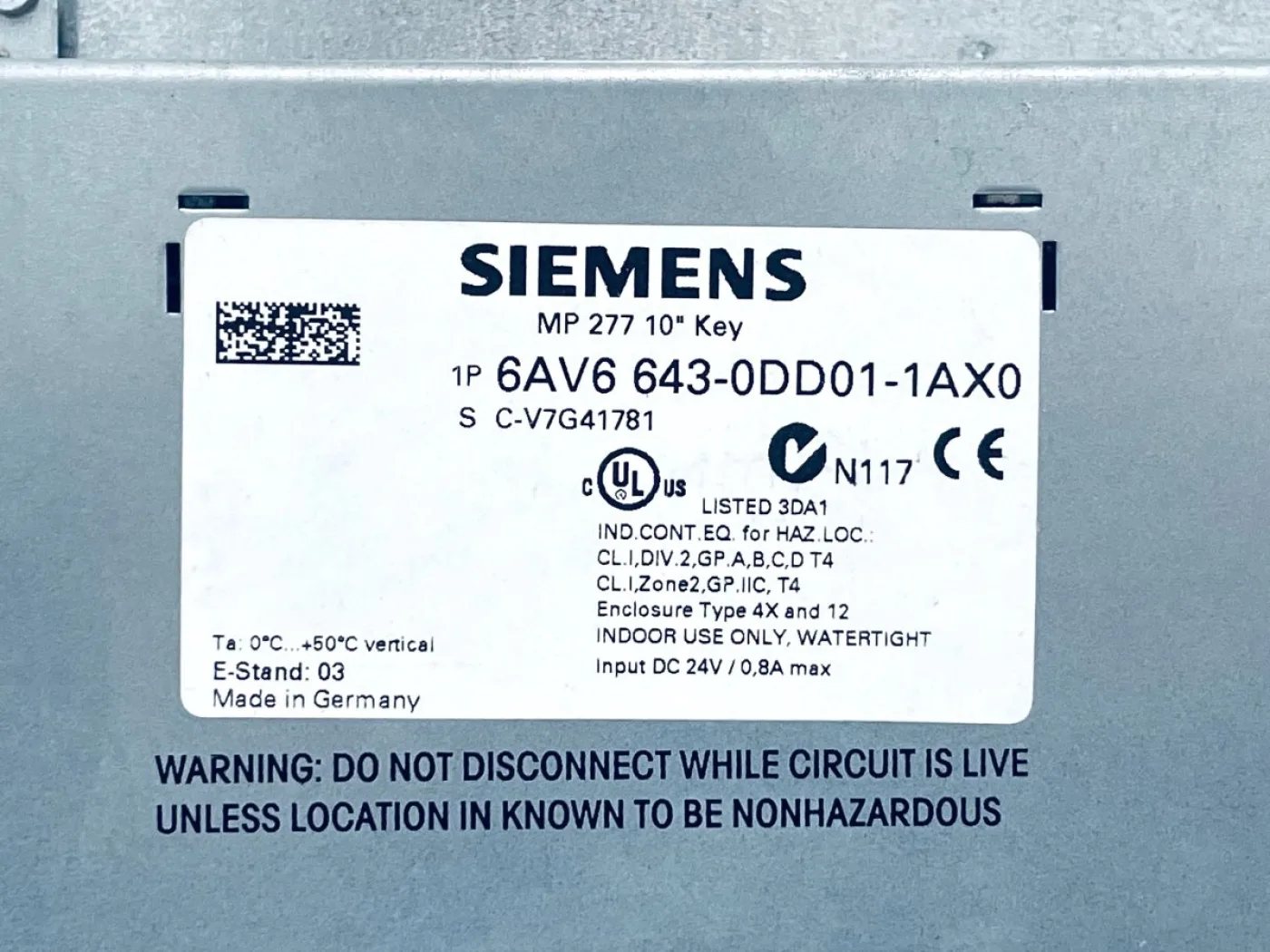 Siemens SIMATIC MP 277 6AV6643-0DD01-1AX0 - 4