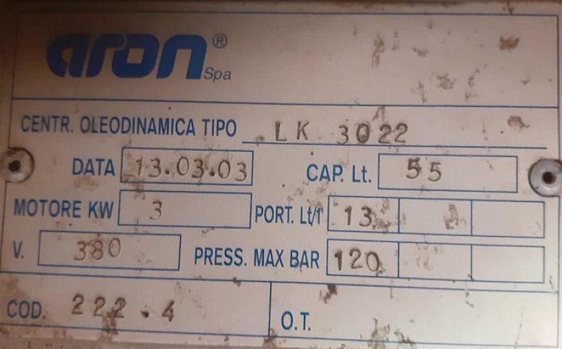 Grupo hidráulico ARON LK 3022