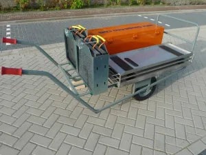 Transport Trolley for Tubes and Tools