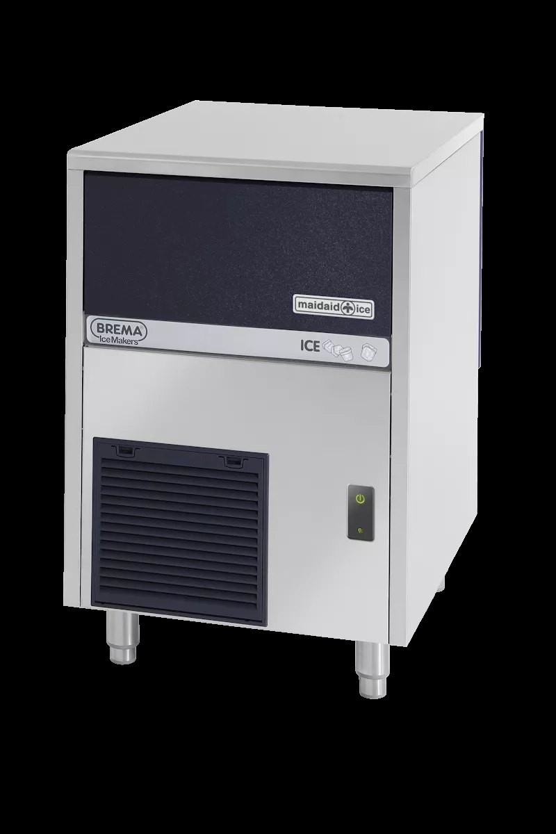 Maidaid M42-16 HC DP Ice Cube Maker with Drain Pump and 16kg Bin - islandcatering