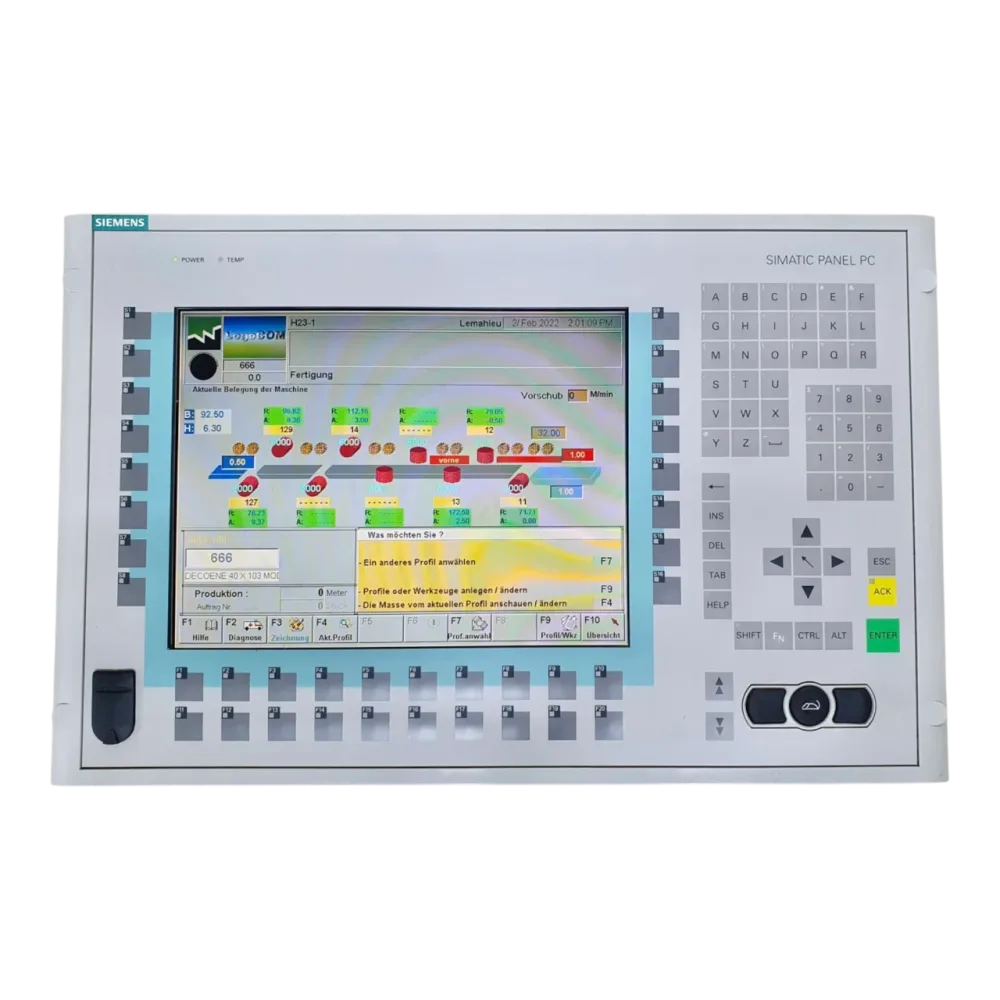 WEINIG Unimat Hydromat Unicontrol Siemens Simatic Panel PC 670 | Art.-Nr. 6AV7723-1AA40-0AC0 (panel pc))