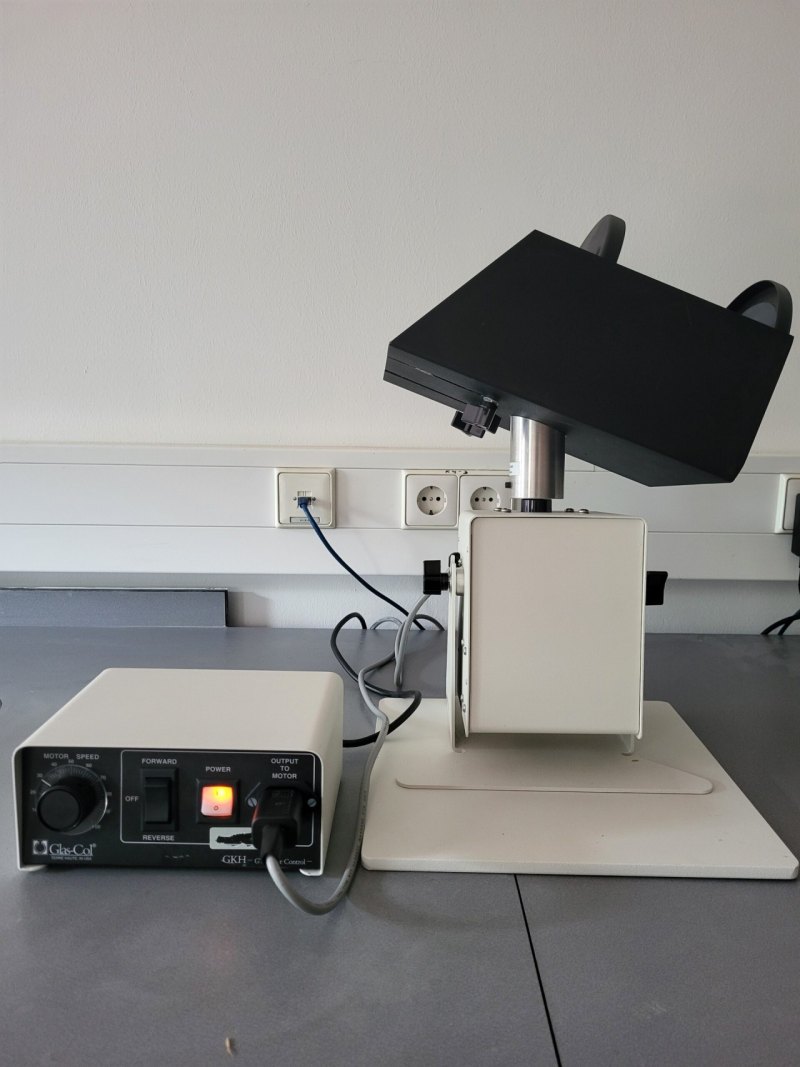 2539 - Used Glas-Col Dry powder rotator