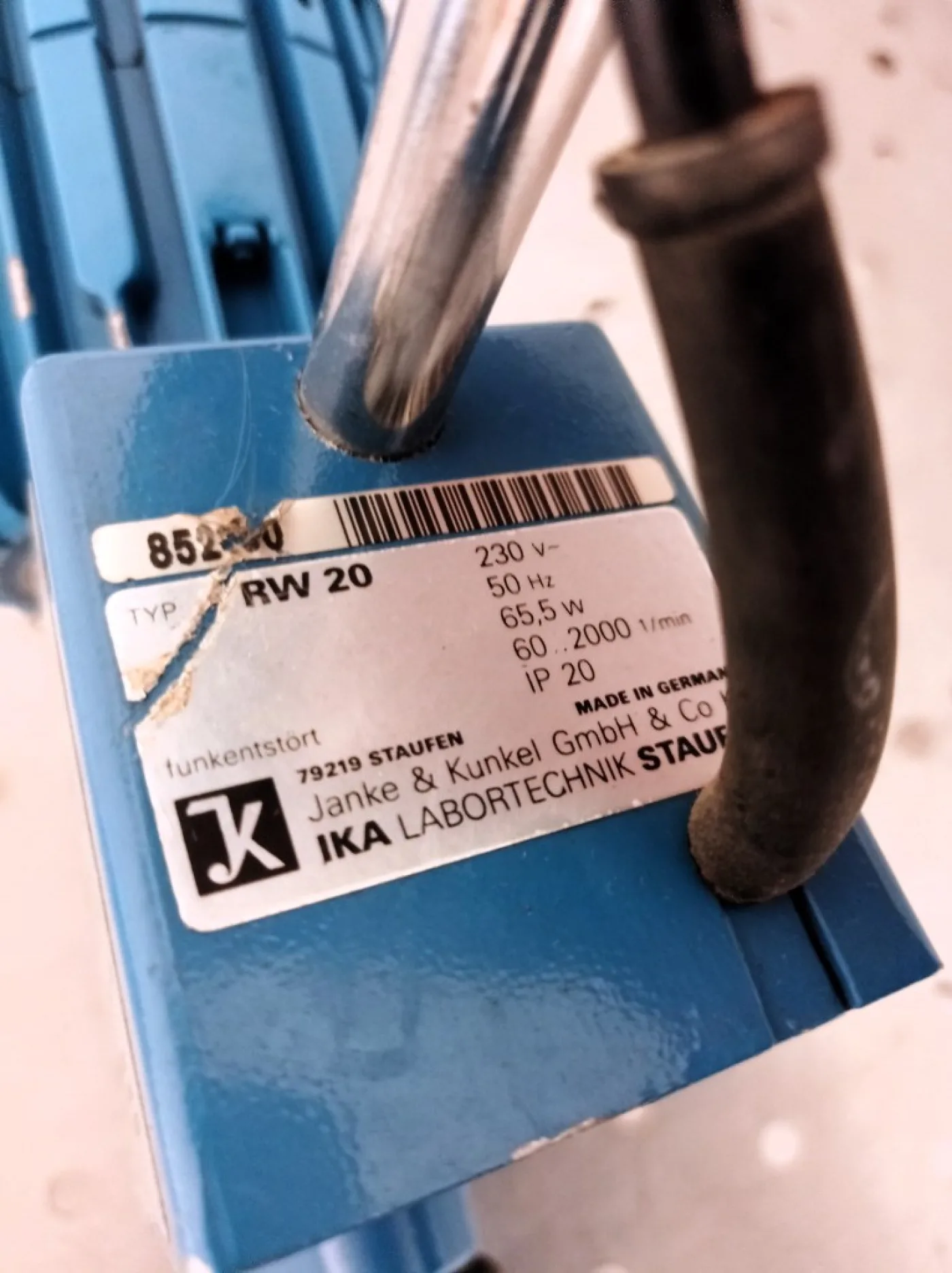 MISCELATORE AD IMMERSIONE – IKA – MOD. RW20 - 2