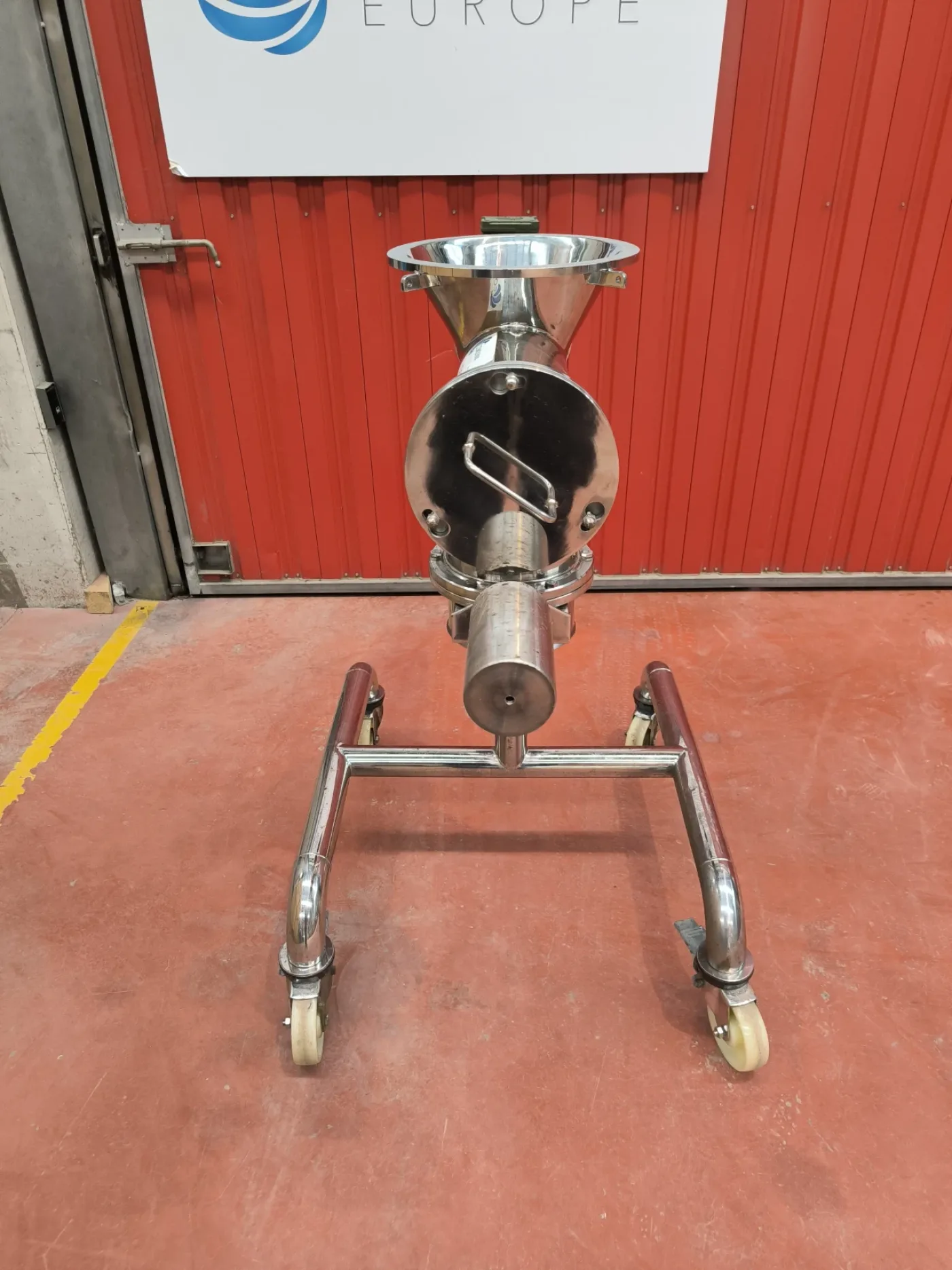 ATEX STAINLESS STEEL MOBILE SCREW CONVEYOR ON WHEELS - 3