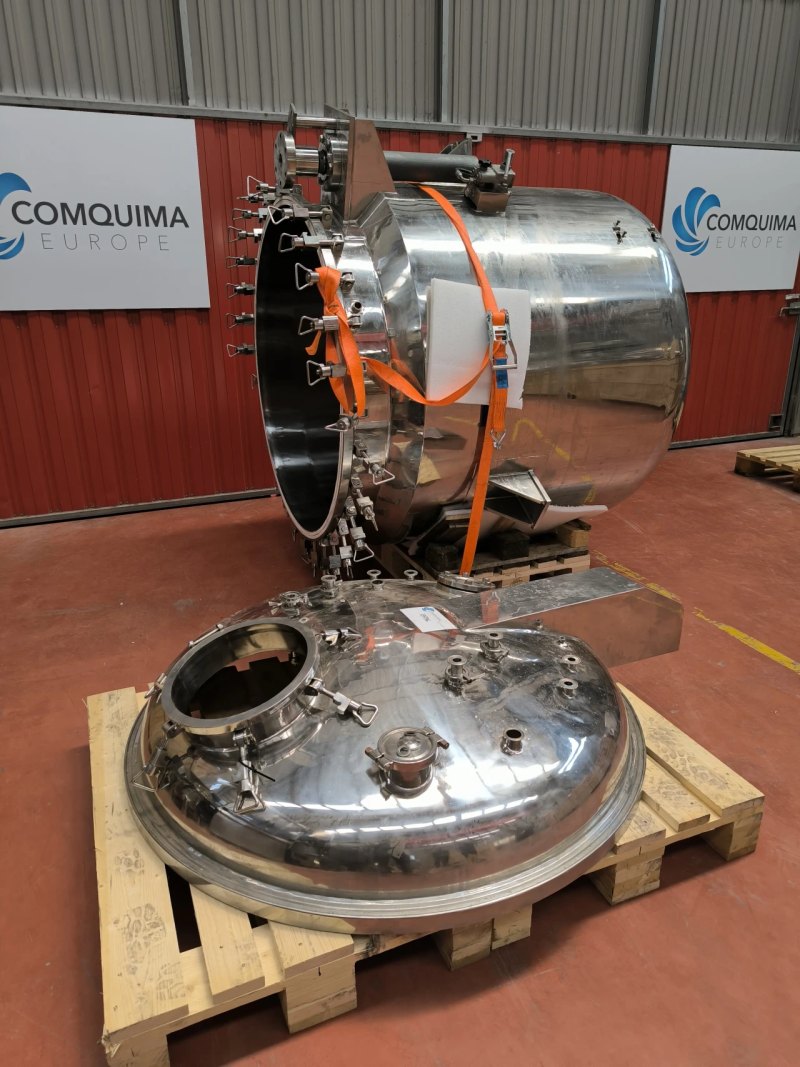 REACTOR TINSMACAL STAINLESS STEEL 2000 LITRES WITH JACKET
