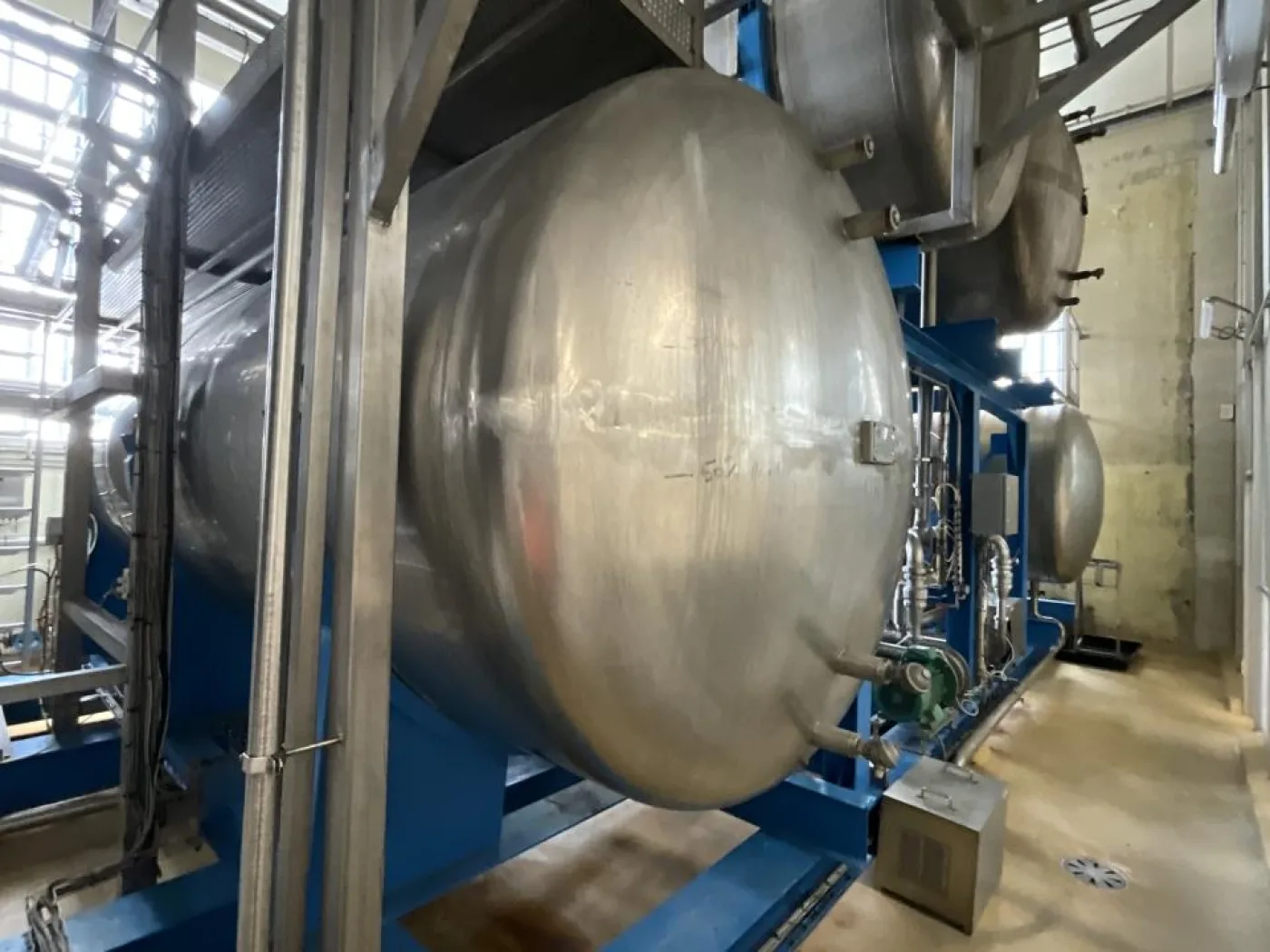 1976 Villanova Villanova 15000 Litre Stainless Steel Horizontal Syrup Storage Tank - S - 3