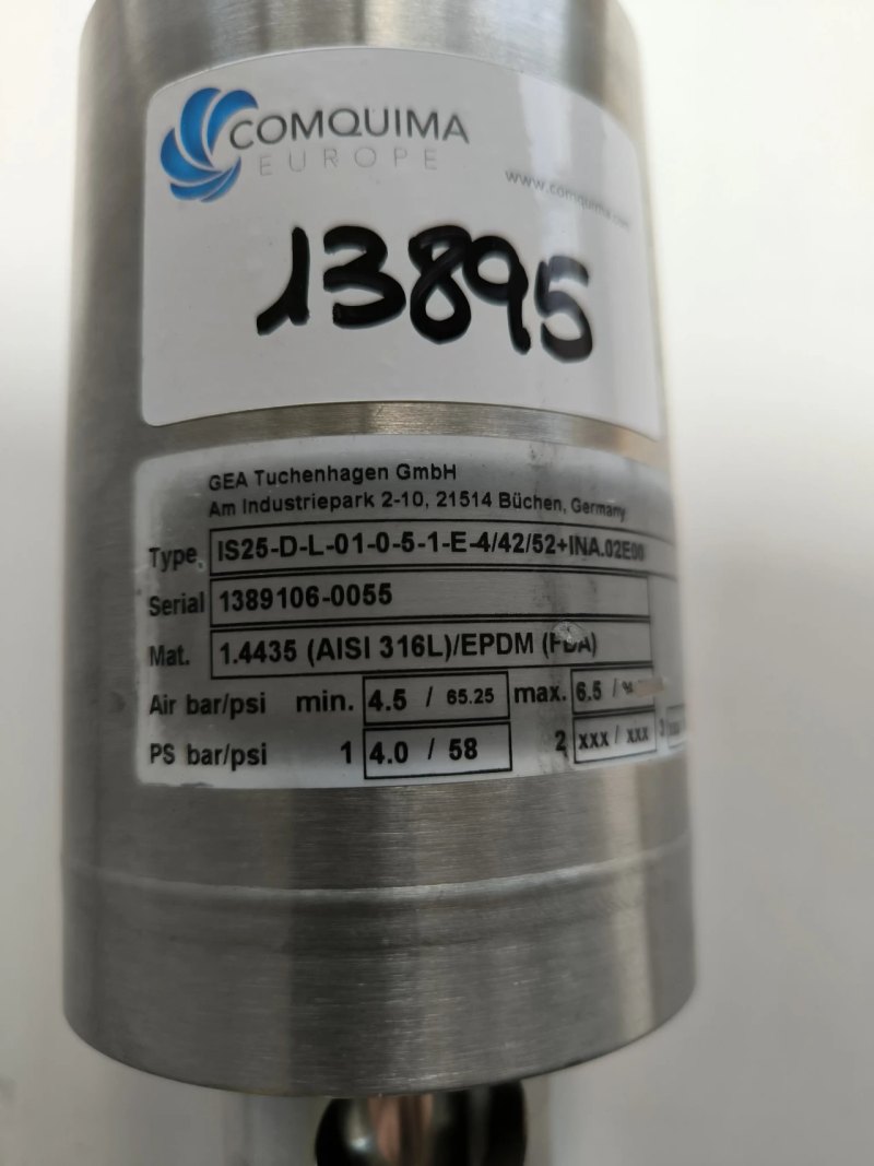 IN LINE SPRAYER GEA IS25 STAINLESS STEEL 316 / EPDM
