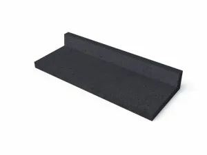 Schellevis oud hollandse traptrede L-vorm 100x40x15 cm. Carbon