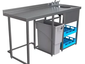 Parry Modular Bar Glass Wash Station MB-GS5 - islandcatering
