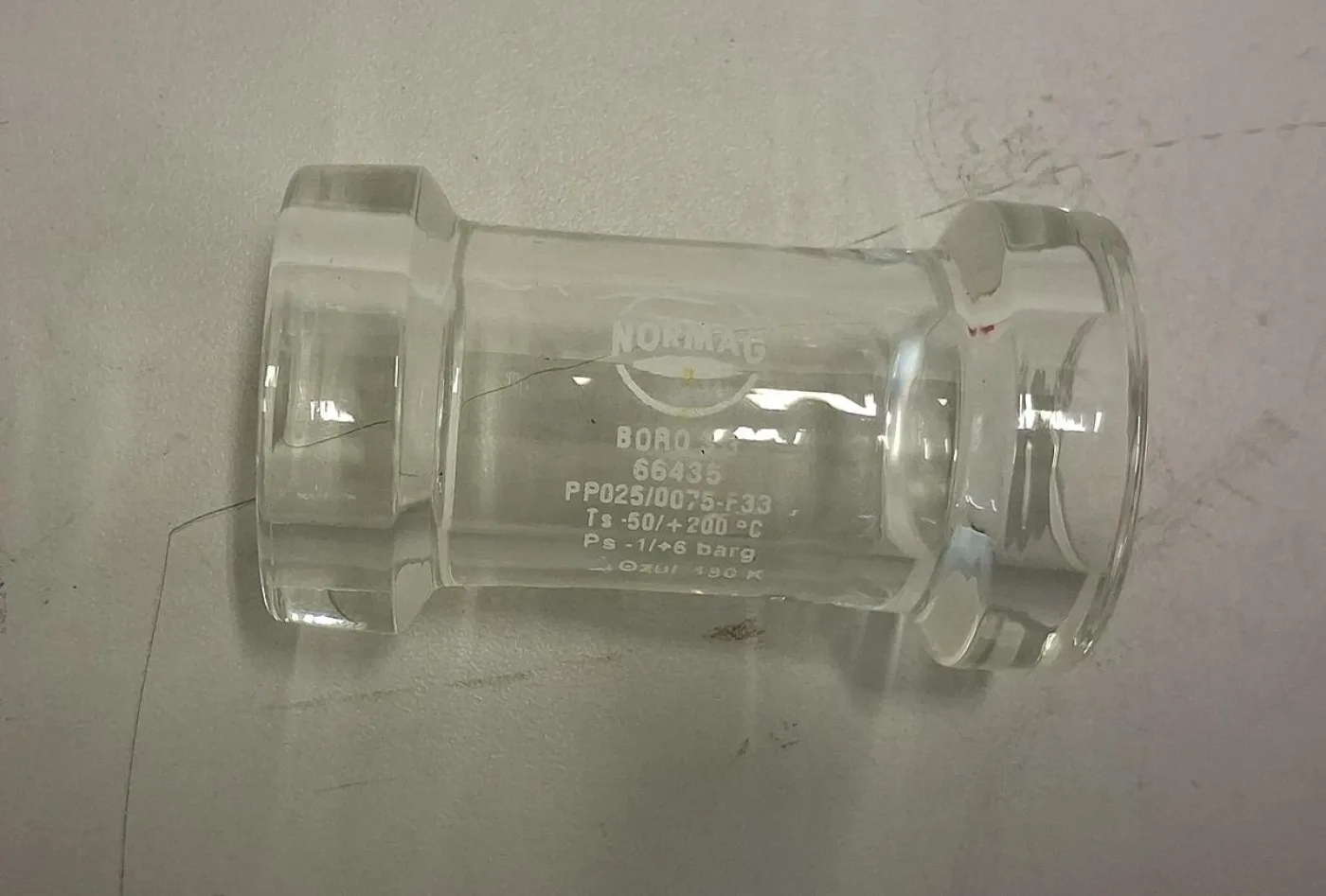 Normag Schauglasrohr aus Borosilikatglas 3.3 (Typ D) - 2