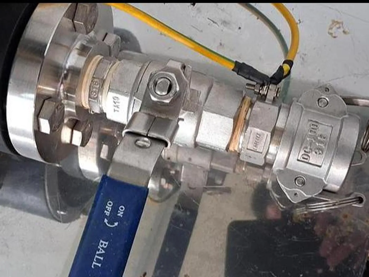 Metabo Pneumatic Diaphragm Pump Unit on Stainless Steel Frame - 3