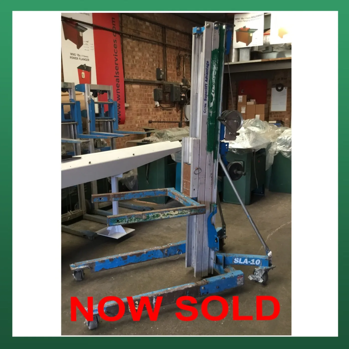 GENIE Superlift Advantage Material Lift - WNS - W. Neal Services Ltd - 1