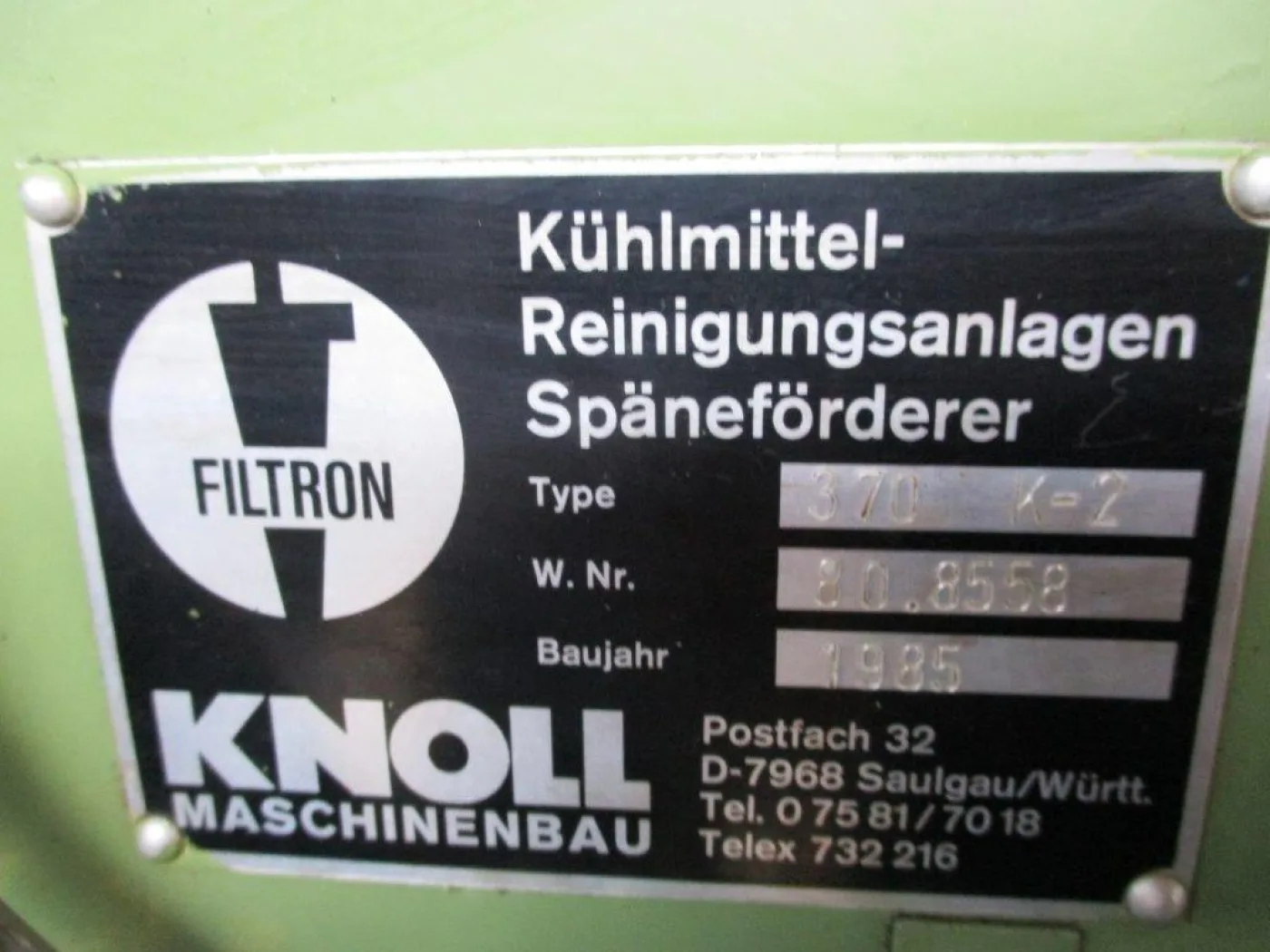 370 K-2 KNOLL 1985 - 5