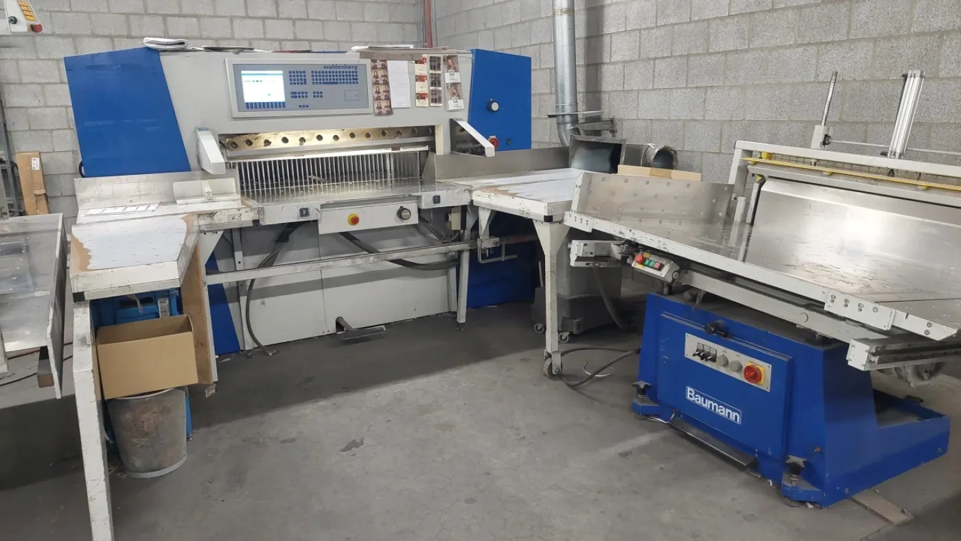 Wohlenberg 115 guillotine flow line - 1