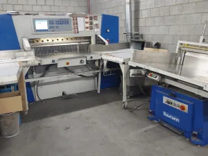 Wohlenberg 115 guillotine flow line