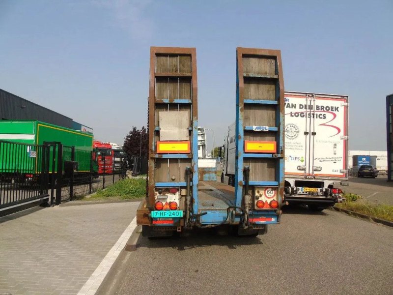 MOL DIEPLADER DIEPLADER ramps + 3x axle + steering