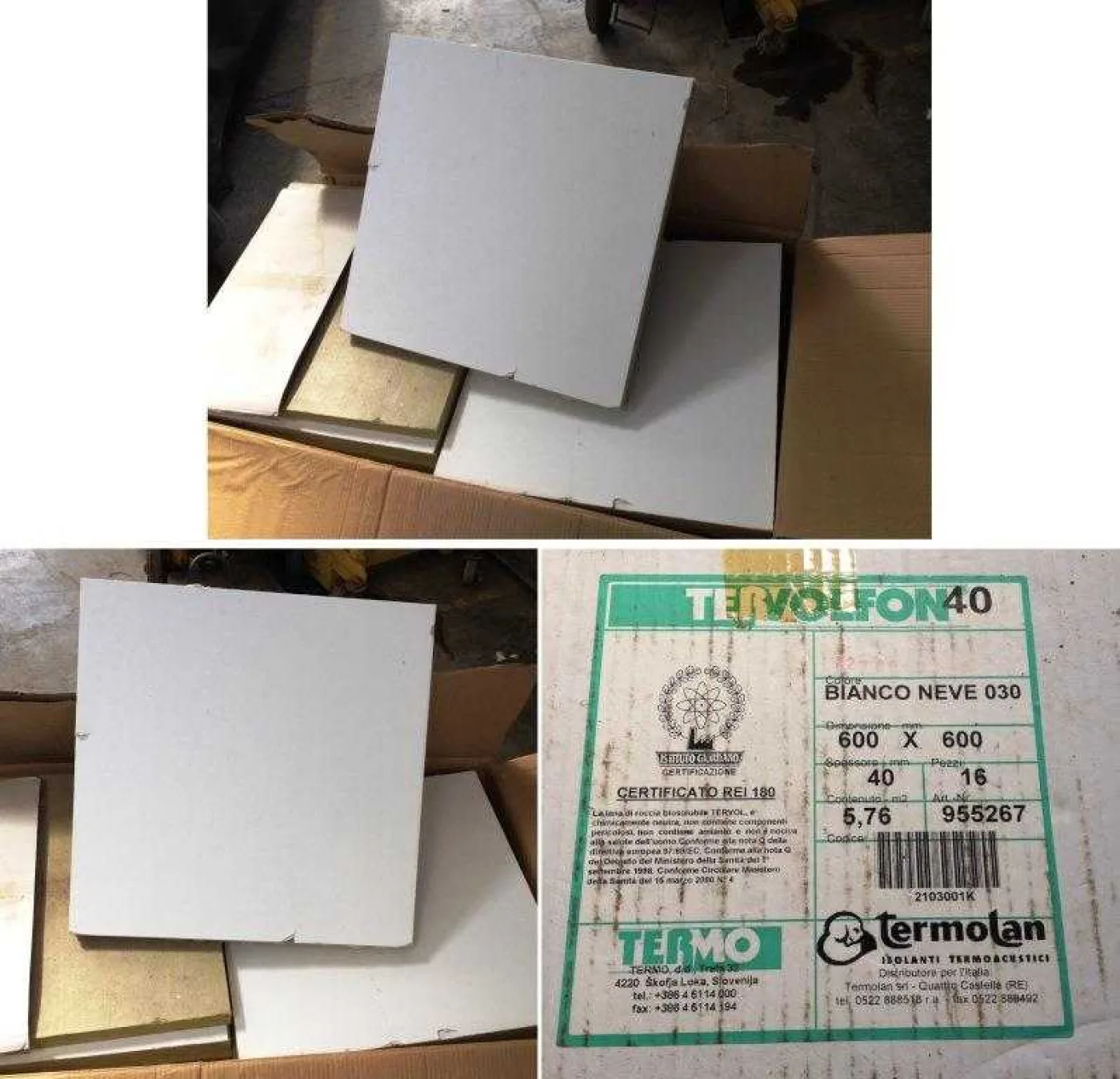 PANNELLI CONTROSOFFITTO – TERMO – TERVOLFON40 - 1