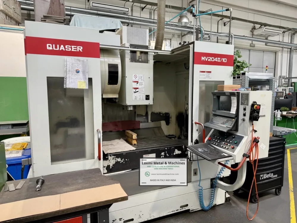 VERTICAL MACHINING CENTER, QUASER -MV204II / 10 - Laxmi Metal & Machines, Rohtak