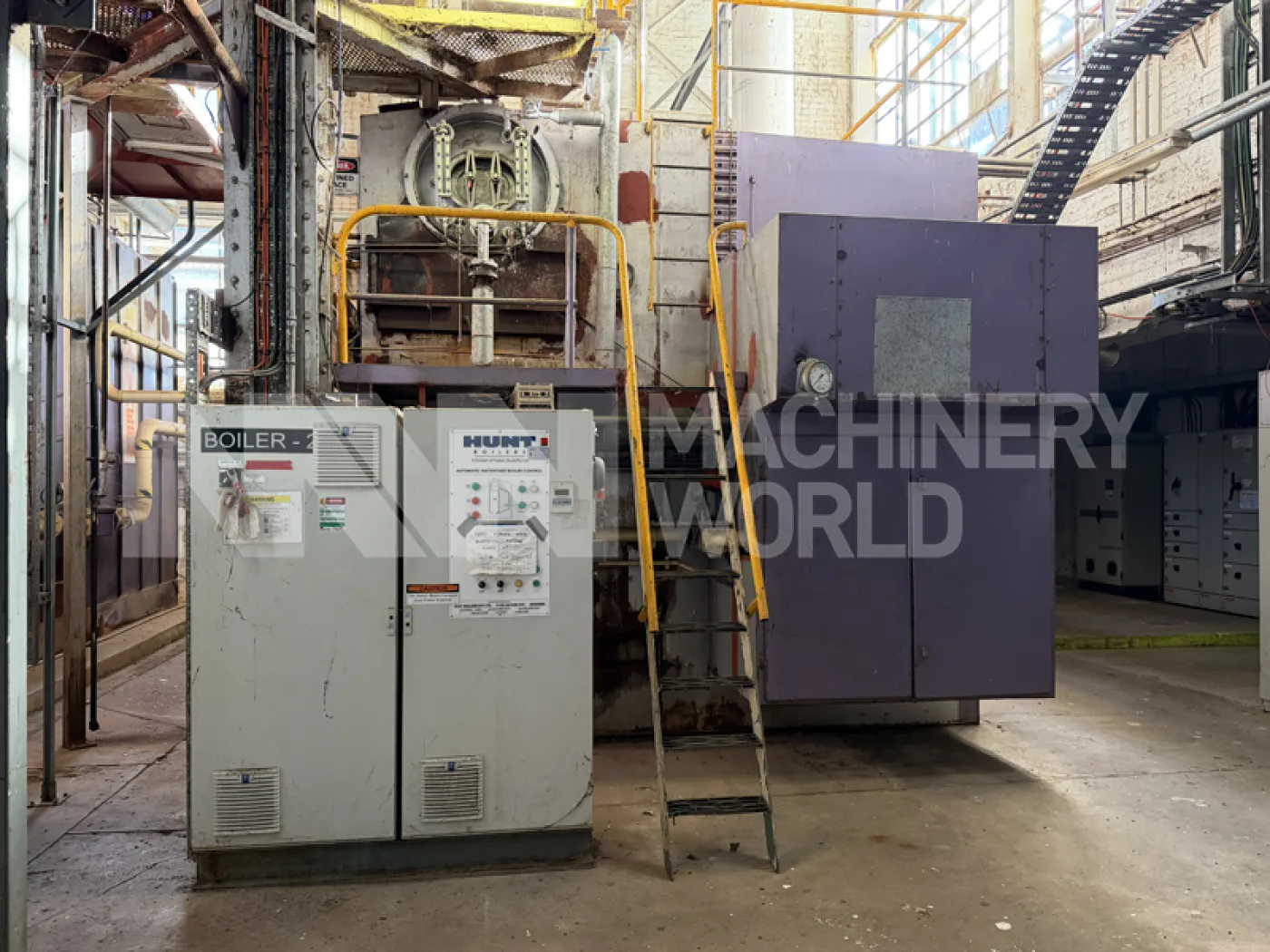 Maxitherm 7.5MW 17.5 Bar Natural Gas Fired Industrial Steam Boiler with Economiser (YOM 1992) - 1