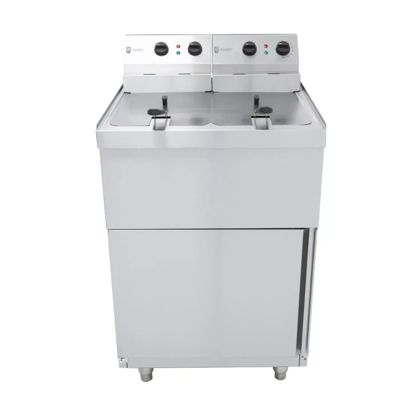 Parry Twin Tank Twin Basket Free Standing Electric Fryer NPDPF6 - islandcatering - 4