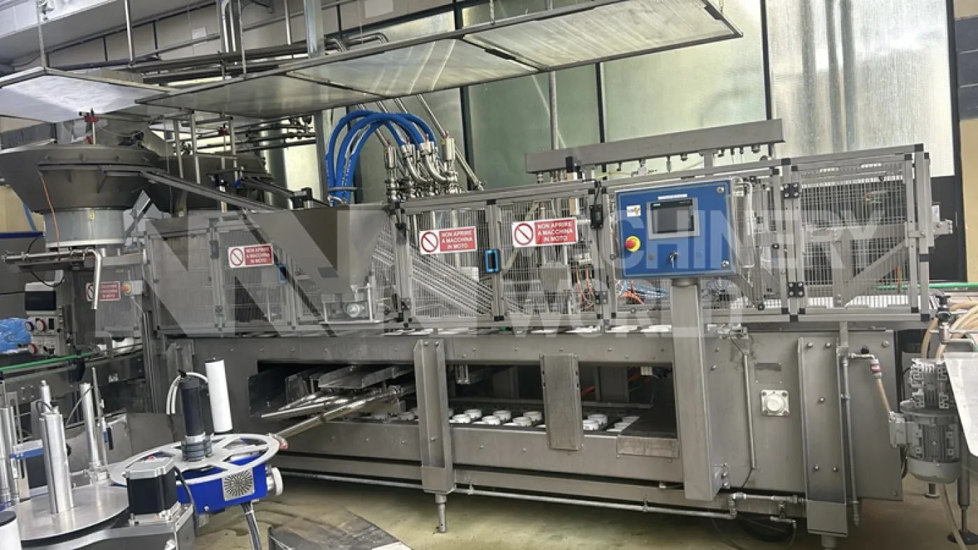 Up to 8,000pcs per hour Ital Freezer 4-Lane Linear 500ml Glass Jar Filler (Year 2017) - 1