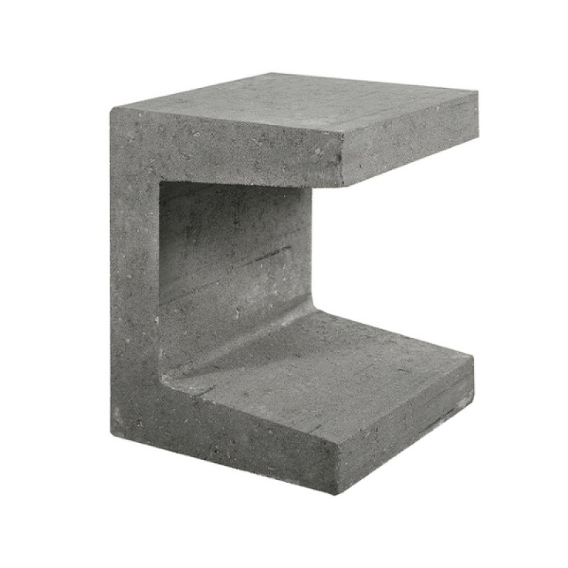 U-element grijs